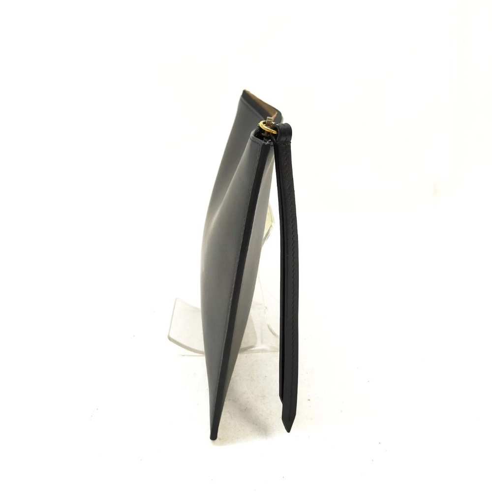 Gucci Black Calfskin Leather Egg Pouch Clutch UFO Design with COA - Picture 11 of 17